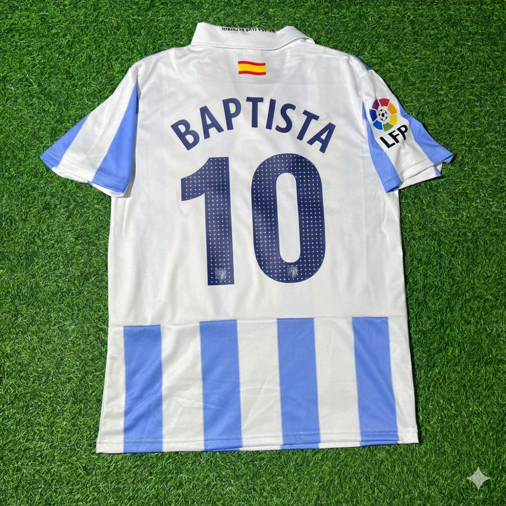 Julio Baptista Málaga CF 2012/13 Retro Home Football Jersey Collection