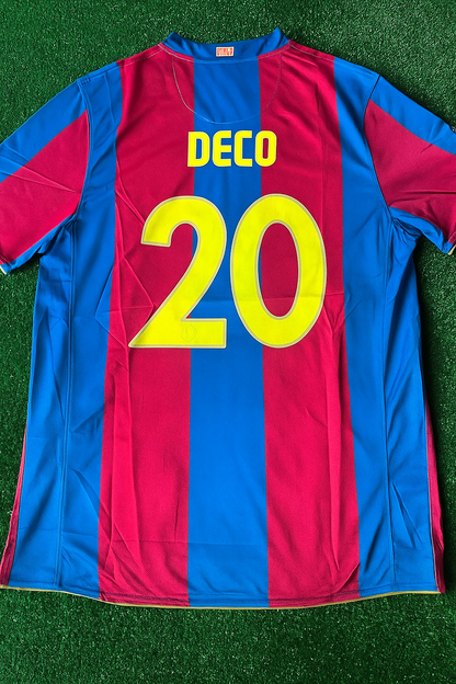 Deco Barcelona 2007 2008 Retro Football Jersey