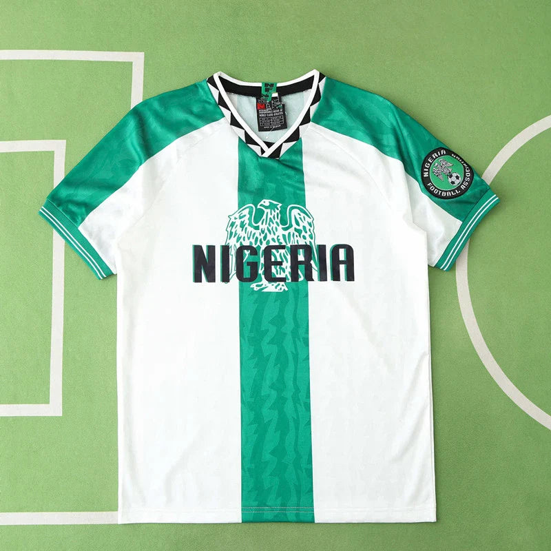 Season Nigeria 1996 Away Retro Jersey Trikot Soccer Kit