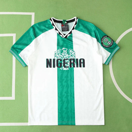 Season Nigeria 1996 Away Retro Jersey Trikot Soccer Kit