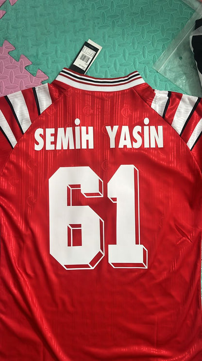 Türkiye Efsane Kirmizi Turkey Retro Kirmizi Özel Forma Football Jersey