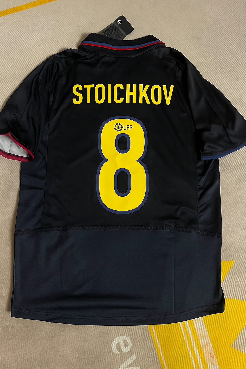 Hristo Stoichkov Barcelona Retro Season Retro Football Jersey
