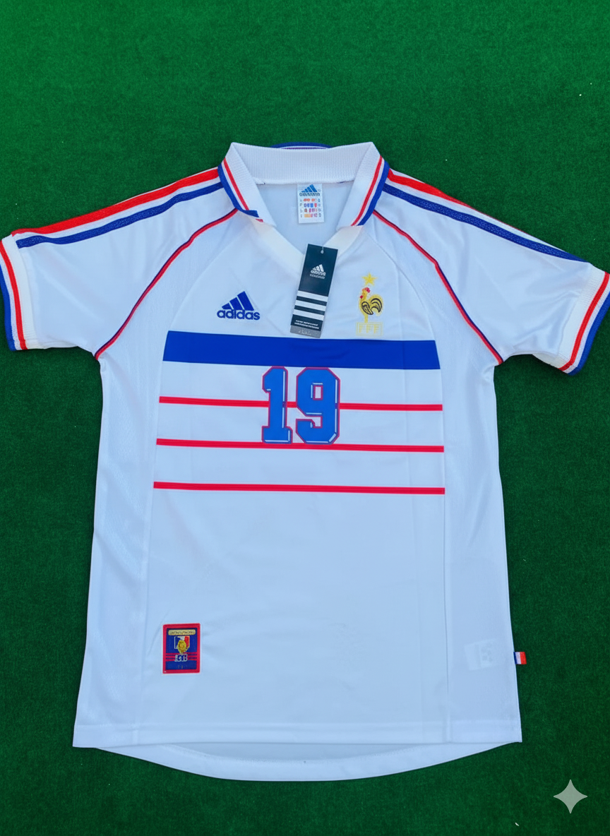 France World Cup 1998 Claude Makelele Retro Football Jersey