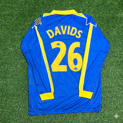 Edgar Davids Juventus 1997 1998 Long Sleeve Retro Football Jersey Kit