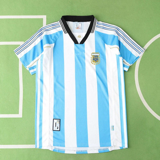 Season Argentina 1988 Home Retro Jersey Trikot Soccer Kit