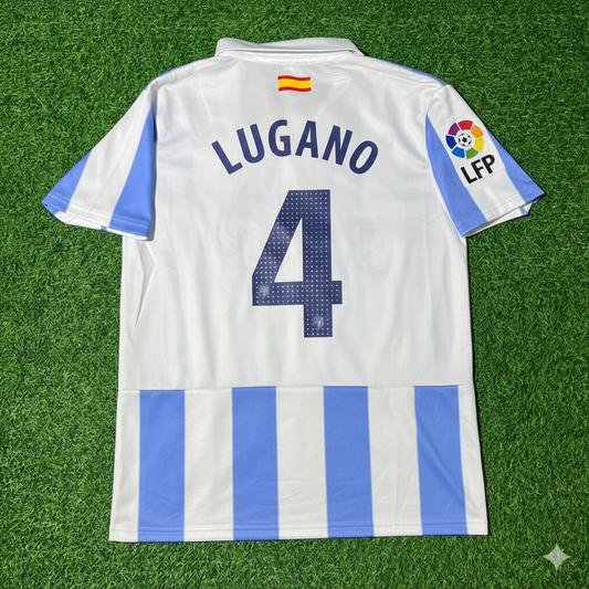 Diego Lugano Málaga CF 2012/13 Retro Home Football Jersey Collection