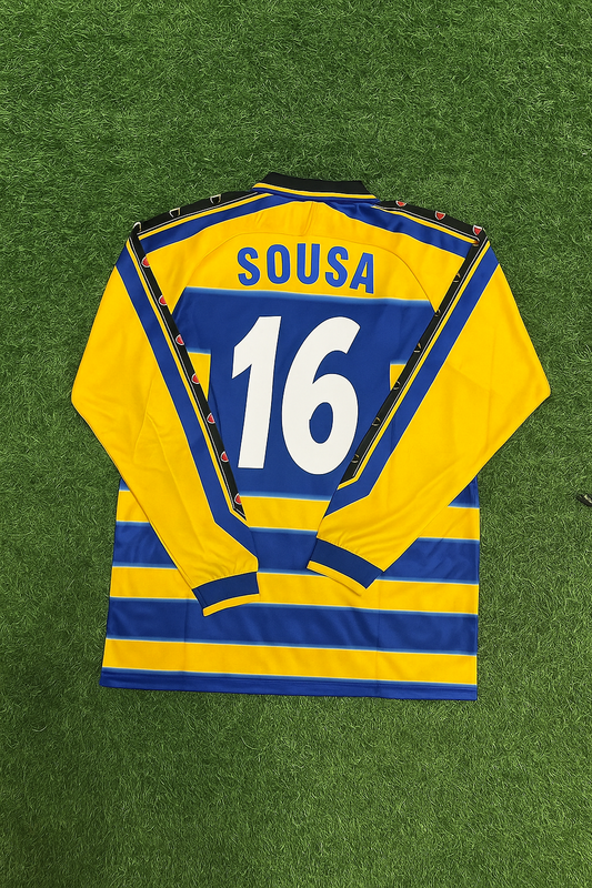 Paulo Sousa Parma 1999/2000 Retro Long Sleeve Football Jersey Collection