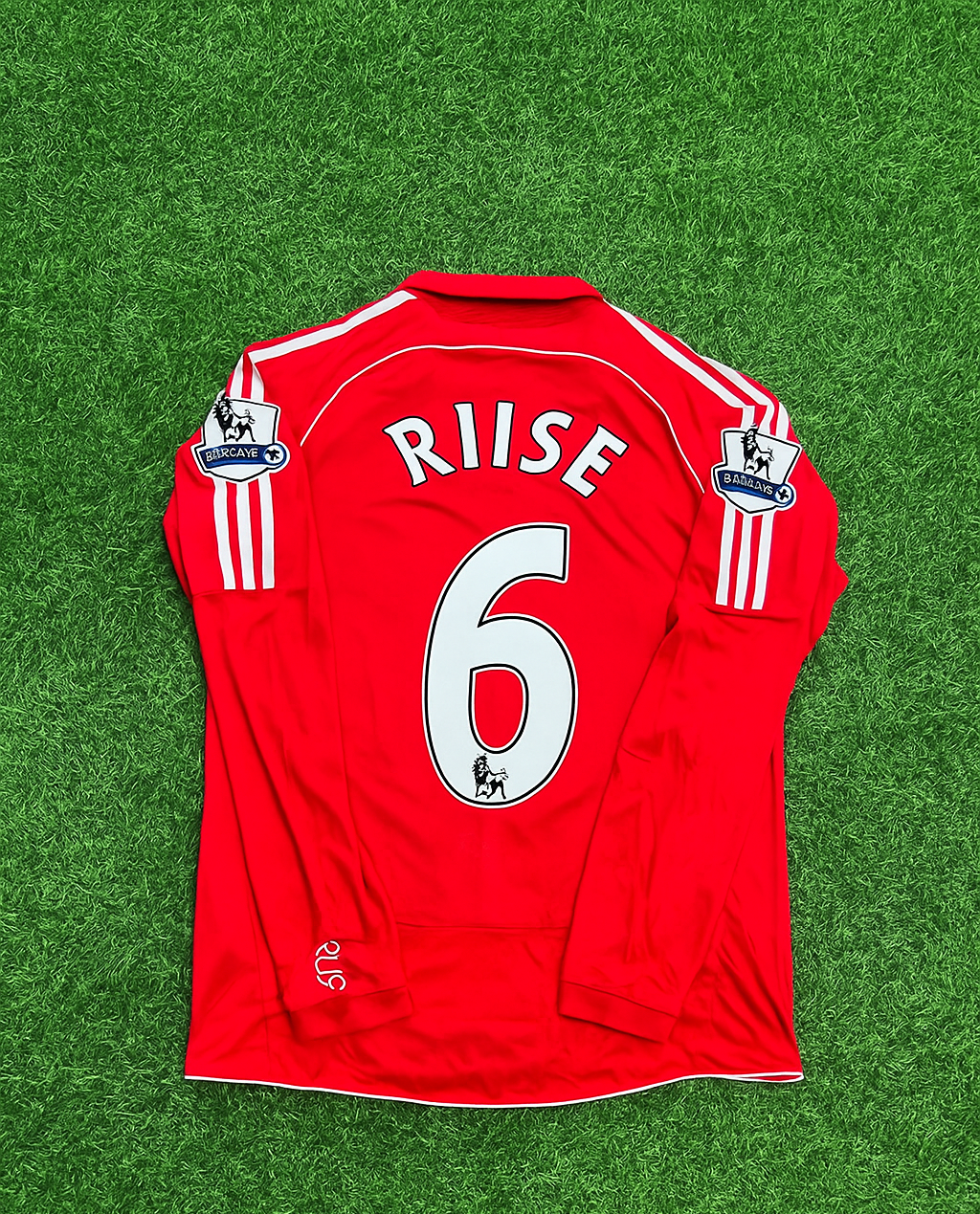John Arne Riise Liverpool 2007-2008 Red Retro Football Jersey