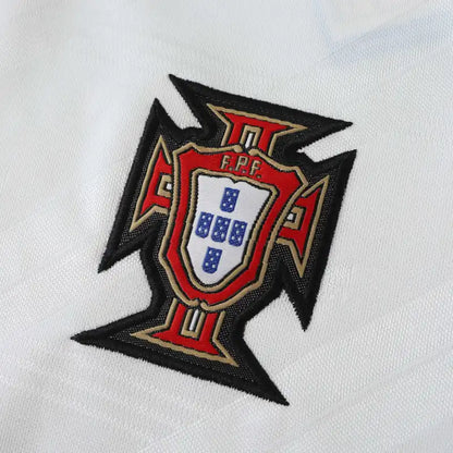 Portugal 1992 Season Away White Retro Football Jersey