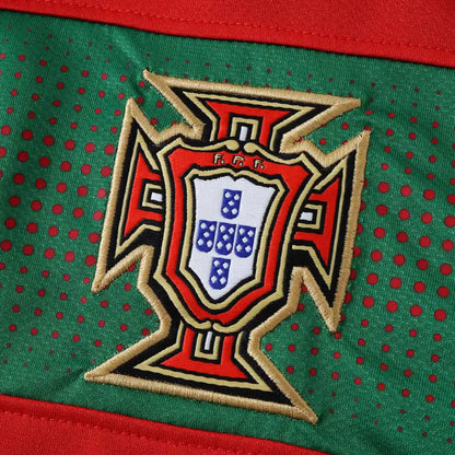 Portugal 2010 Season Home Red Retro Football Jersey