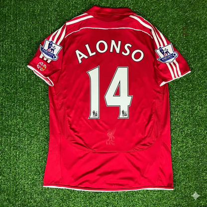Xabi Alonso Liverpool 2007/08 Premier League Football Jersey