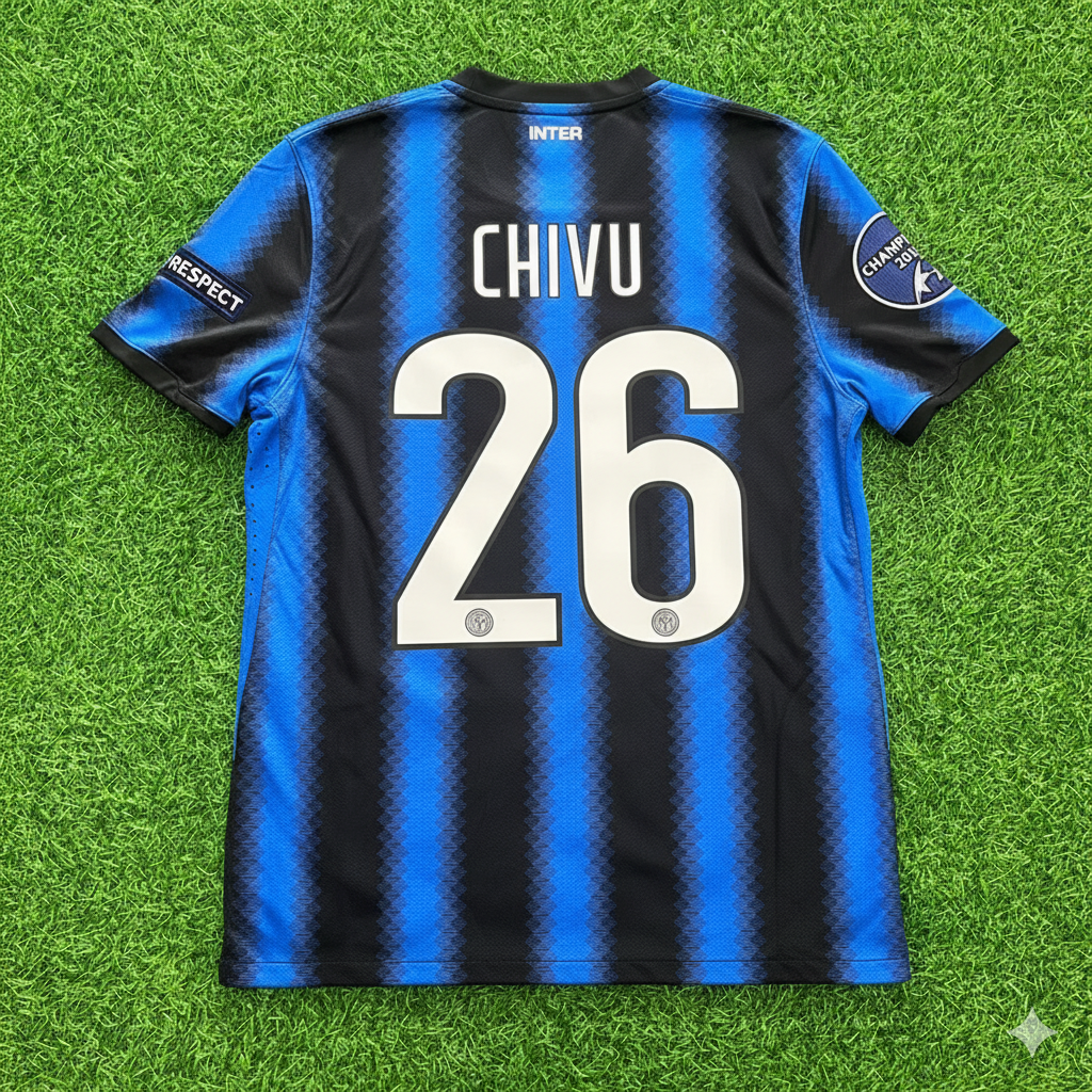 Cristian Chivu - Inter 2010 2011 Football Jersey Soccer