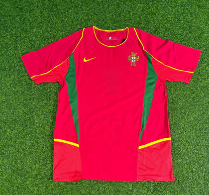 Sérgio Conceição #11 Portugal 2002 Retro Home Red Football Jersey Kit