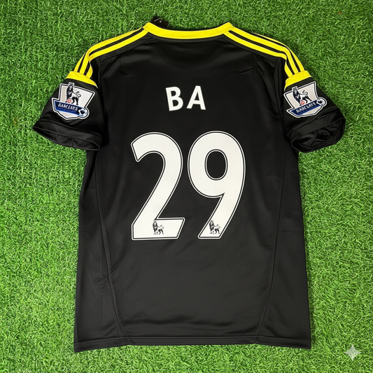 Demba Ba Chelsea 2012 2013 Black Blue Retro Football Jersey Kit Soccer Shirtı