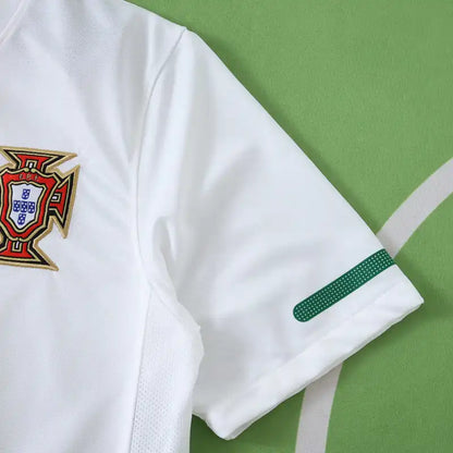 Portugal 2010 Season Away White Retro Football Jersey