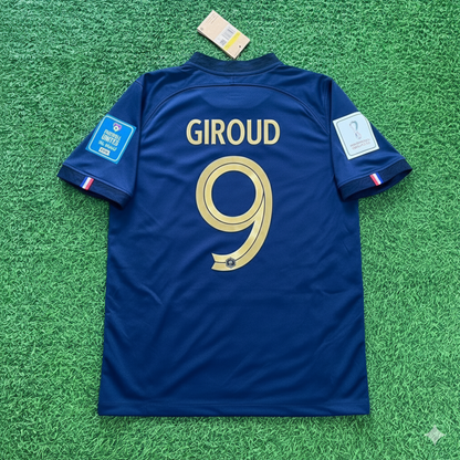 France World Cup 2022 Olivier Giroud Final Retro Football Jersey