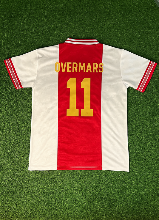 Marc Overmars Ajax Retro Golden Printing Football Jersey