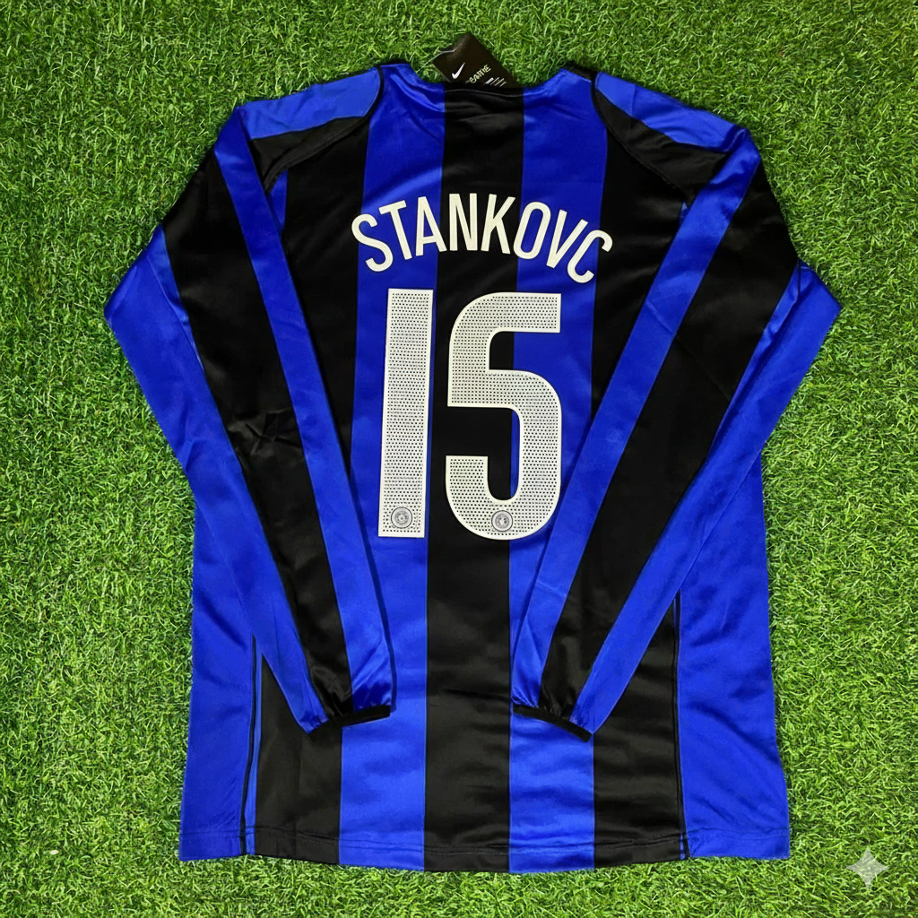 Dejan Stankovic Inter Milan 2004/05 Retro Football Jersey Kit