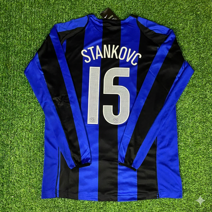 Dejan Stankovic Inter Milan 2004/05 Retro Football Jersey Kit