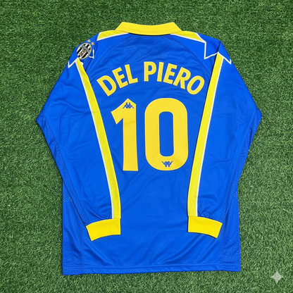 Alessandro Del Piero Juventus 1997 1998 Long Sleeve Retro Football Jersey Kit
