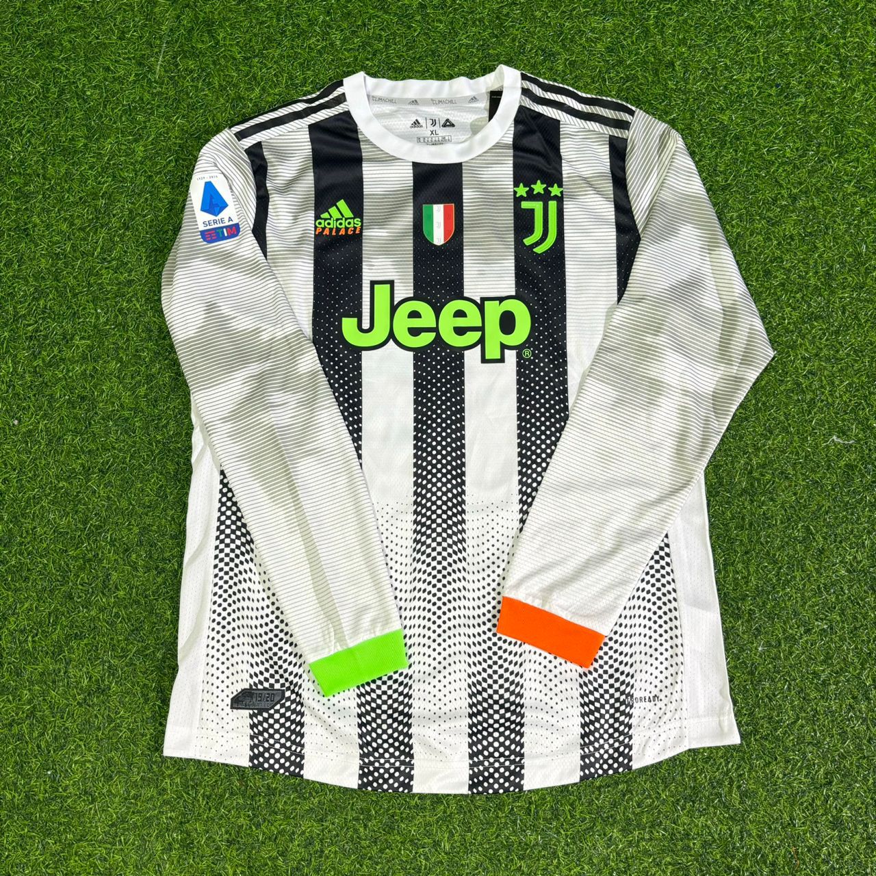 Juan Guillermo Cuadrado #16 Juventus 2019-2020 Long Sleeve Retro Football Jersey Kit