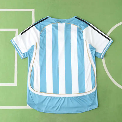 Argentina 2006 Season Home Retro Football Jersey