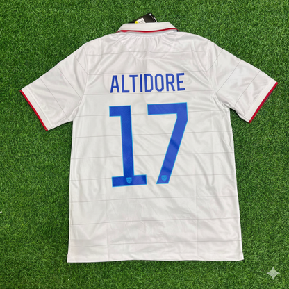 USA USMNT World Cup 2014 Jozy Altidore White Football Jersey Kit