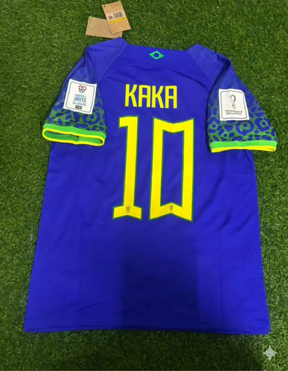 Kaka Leite Brazil Retro Football Jersey Kit