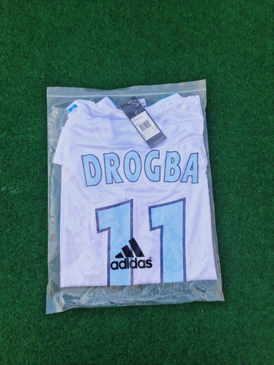 Olympique Marseille Didier Drogba 2003-04  Home No.11 Ligue 1 OM Football Jersey Maillot