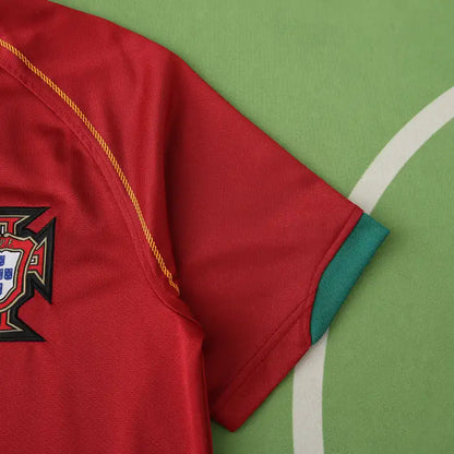 Portugal 2006 Season Home Red Retro Football Jersey