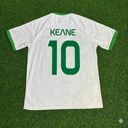 Robbie Keane 10- Ireland Vintage Special Edition White Football Jersey Collection