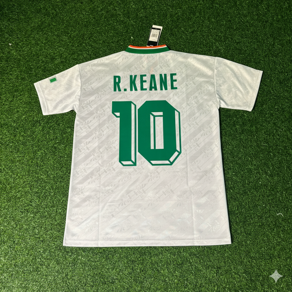 Robbie Keane Ireland Season Away Retro Football Jersey Collection