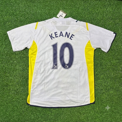 Robbie Keane #10 Tottenham 2009 2010 White Retro Football Jersey Kit