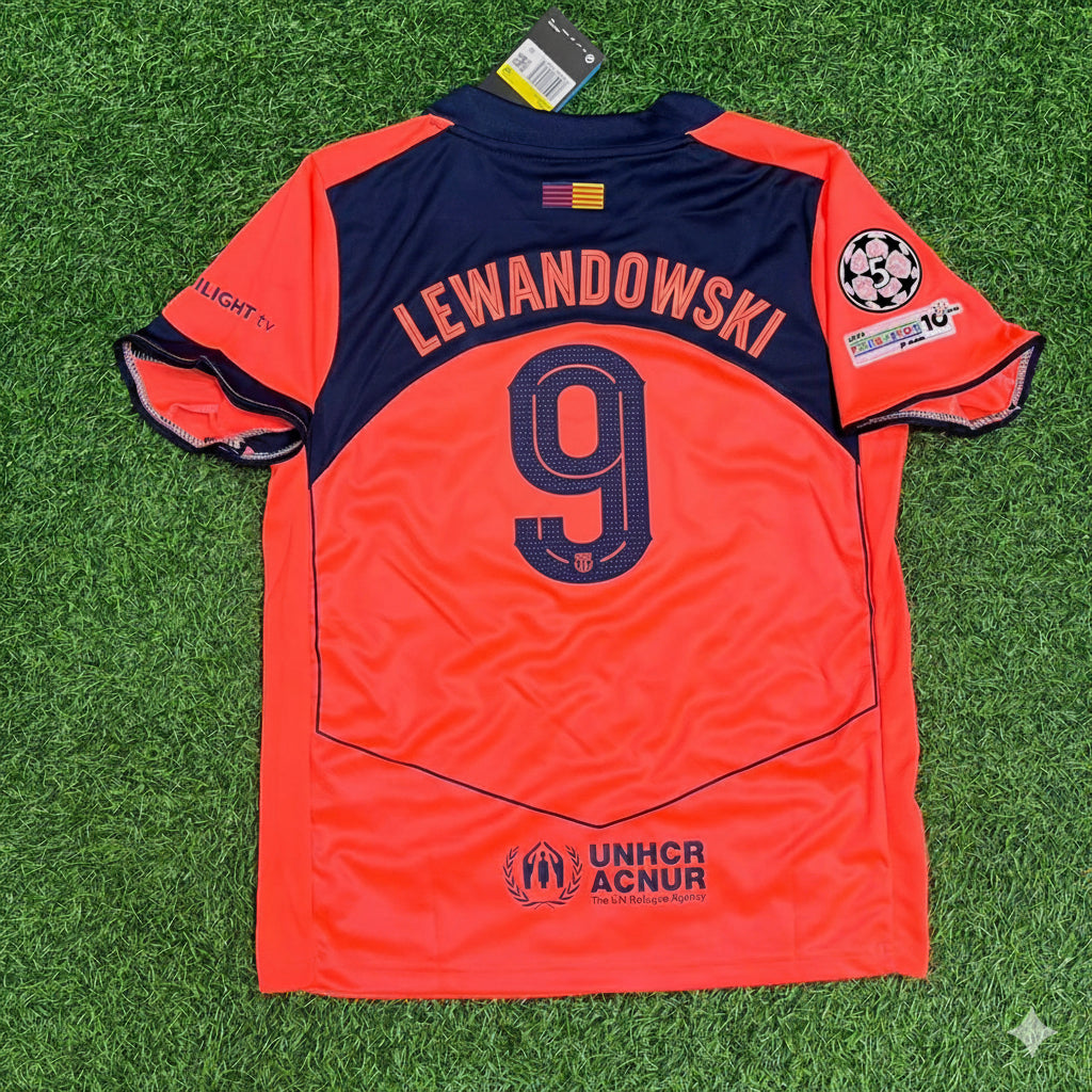Robert Lewandowski Barcelona 2025/2026 Season Football Jersey