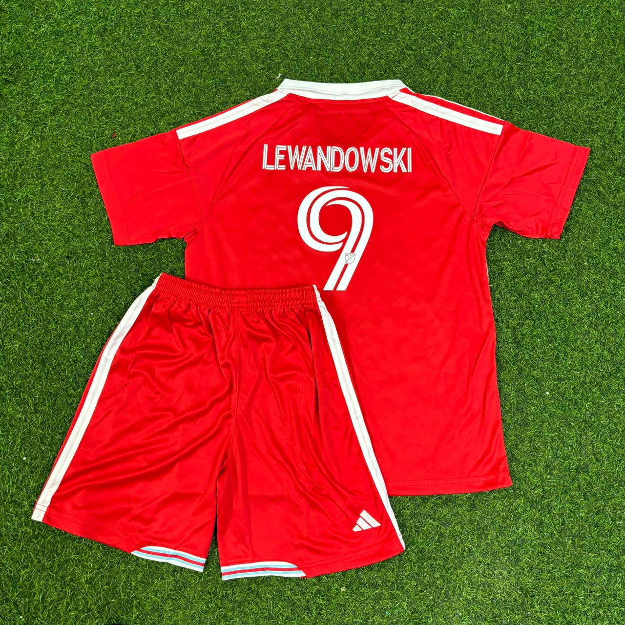 Robert Lewandowski Chicago Fire FC 2026-2027 Kids Red Soccer Football Jersey Kit
