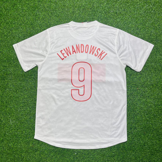 Robert Lewandowski Poland 2012 Retro Football Jersey Kit