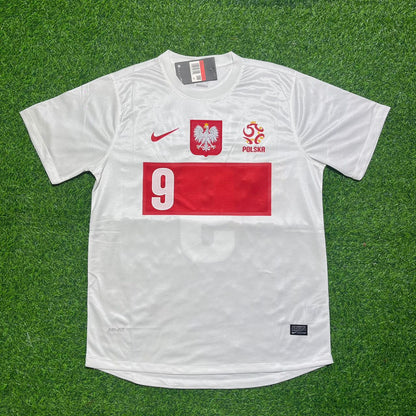 Robert Lewandowski Poland 2012 Retro Football Jersey Kit