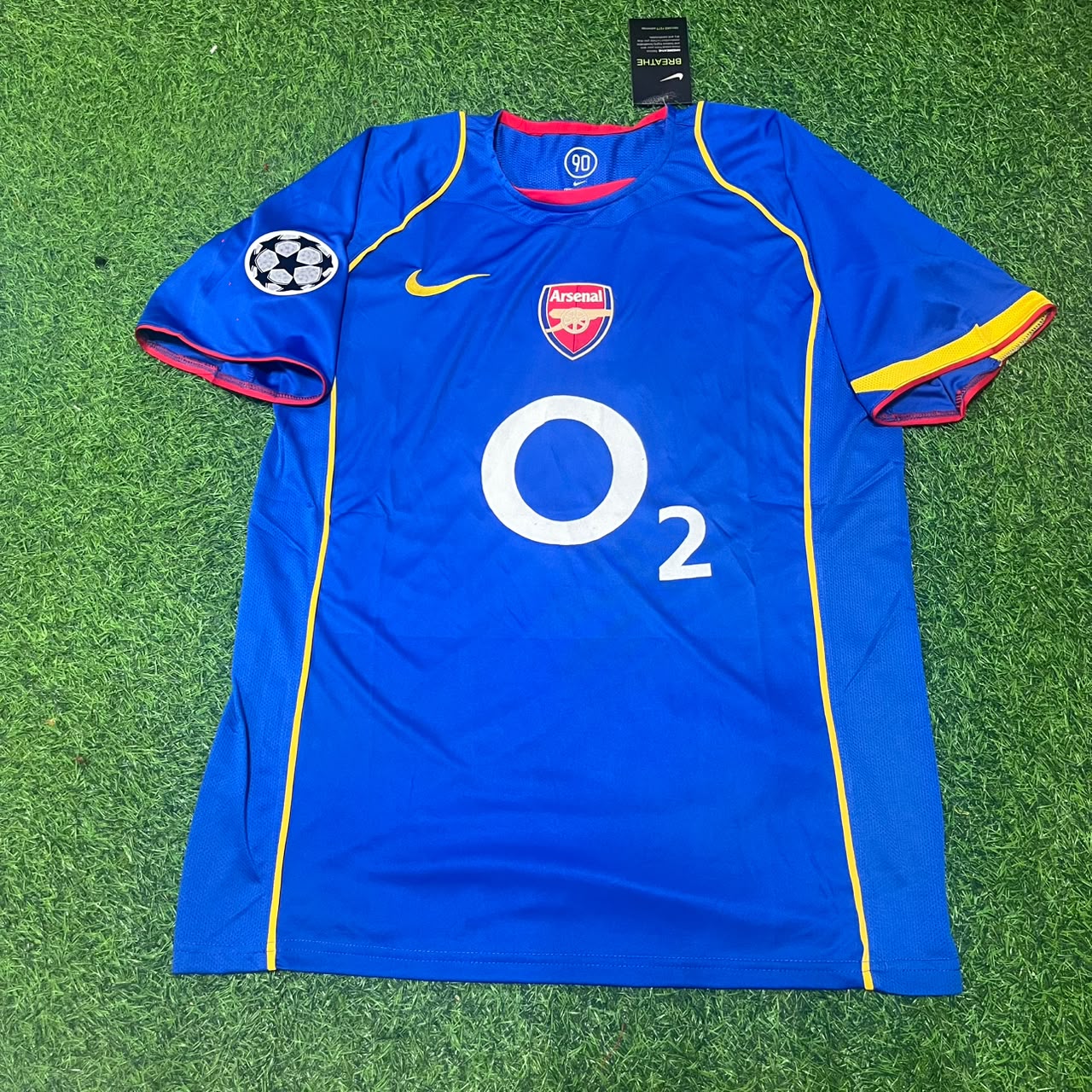 Robert Pires Arsenal 2004/05 Blue Retro Football Jersey