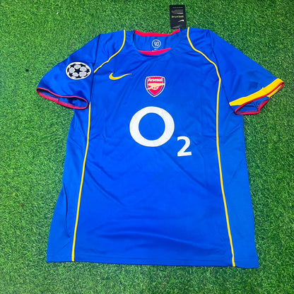 Robert Pires Arsenal 2004/05 Blue Retro Football Jersey