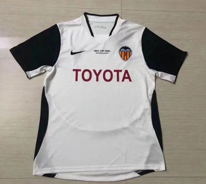 Roberto Ayala Valencia 2004 UEFA Final Retro Football Jersey Kit