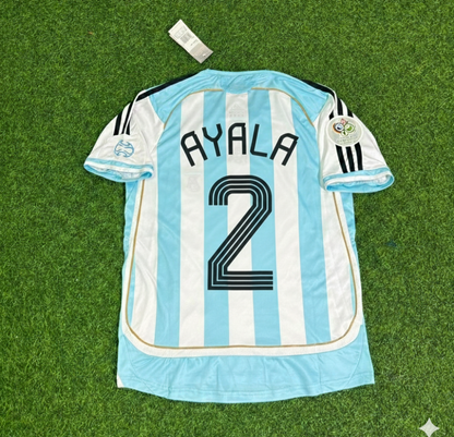 Argentina World Cup 2006 Roberto Ayala Retro Football Jersey
