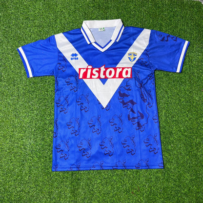 Roberto Baggio Brescia 1997/1998 Retro Home Football Jersey Kit