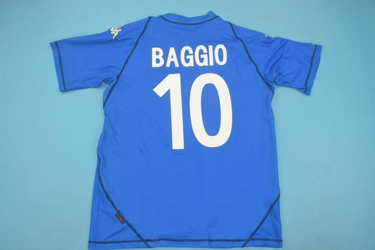 Roberto Baggio Brescia 2003/2004 Retro Blue Football Jersey Kit