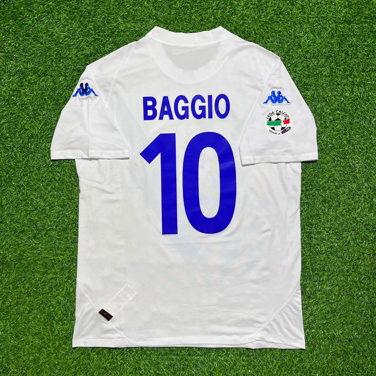 Roberto Baggio Brescia 2003-2004 Retro White Football Jersey Kit