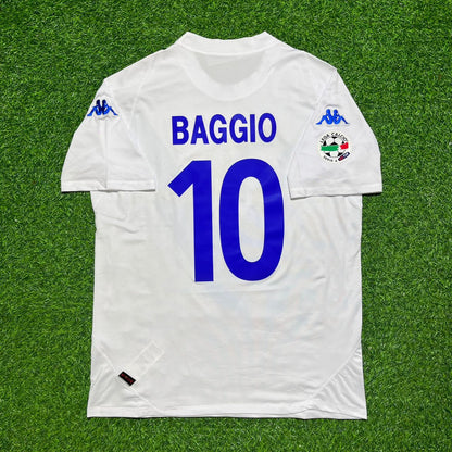 Roberto Baggio Brescia 2003-2004 Retro White Football Jersey Kit