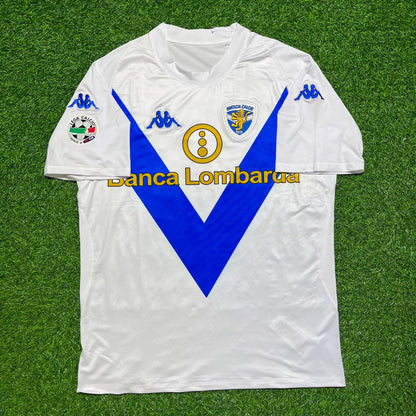 Roberto Baggio Brescia 2003-2004 Retro White Football Jersey Kit
