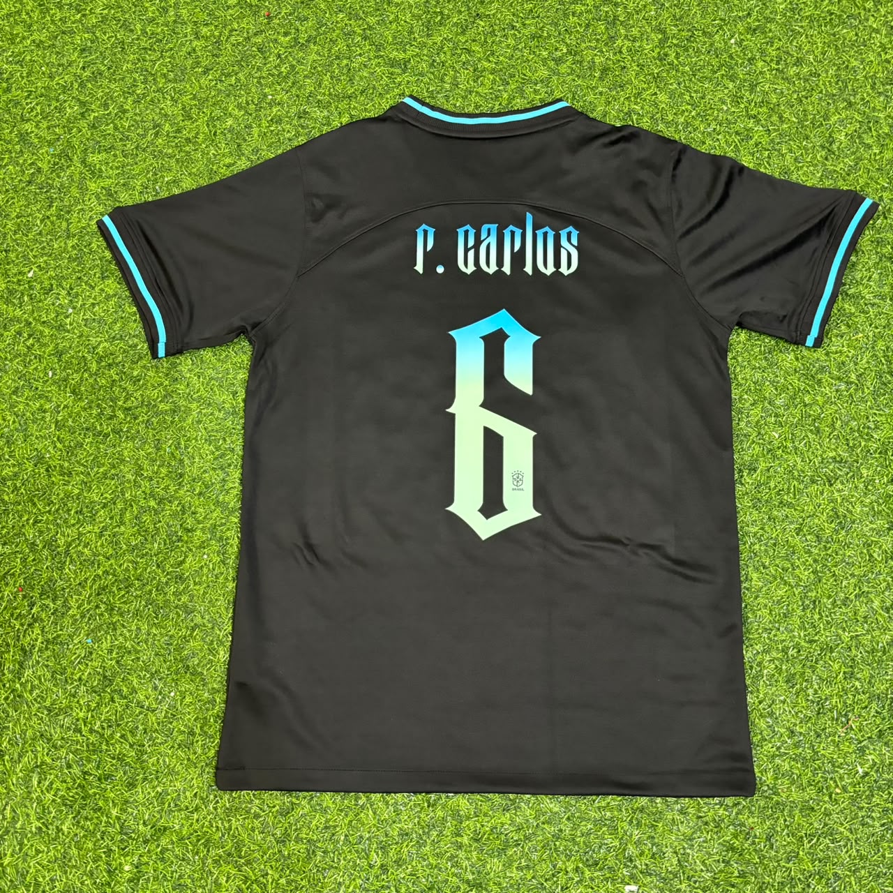 Roberto Carlos Brazil Retro Football Jersey