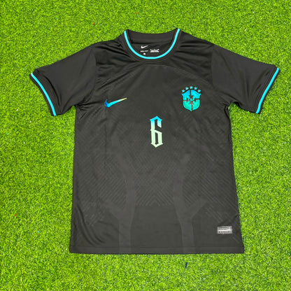 Roberto Carlos Brazil Retro Football Jersey