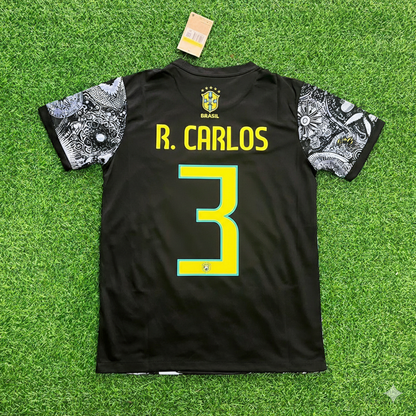 Roberto Carlos Brazil Iconic Retro Football Jersey