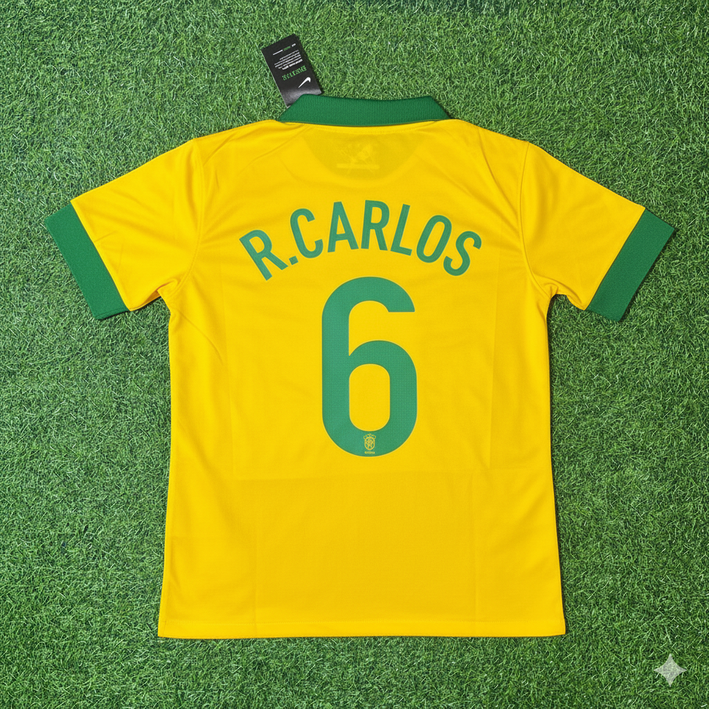 Roberto Carlos Brazil Retro Football Jersey Collection
